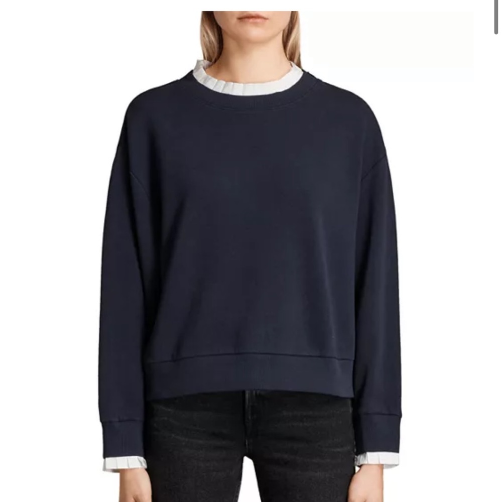 ALLSAINTS AGATA BLOUSE SWEATSHIRT